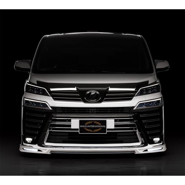 WALD EXECUTIVELINE トヨタ ヴェルファイア 30 H29.12～ 4点セット FSR クロームアンダーカバー メッキガーニッシュ付 ヴェルファイヤ GGH30 AYH30W｜アイアンドアール