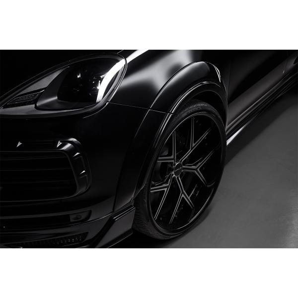 【WALD BlackBison】 Porsche 9YA 2018y- Cayenne オーバーフェンダー 片側約55mmワイド 10P ポルシェ エアロ カイエン バルド ヴァルド