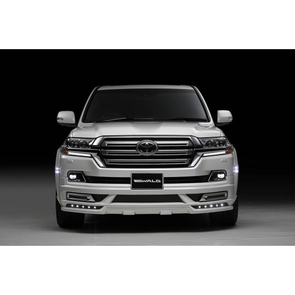 SPORTS-LINE WALD TOYOTA ランドクルーザー 200 後期 H27.8~ フロント スポイラー フロントバンパー ハーフ URJ202W ランクル|アイアンドアール