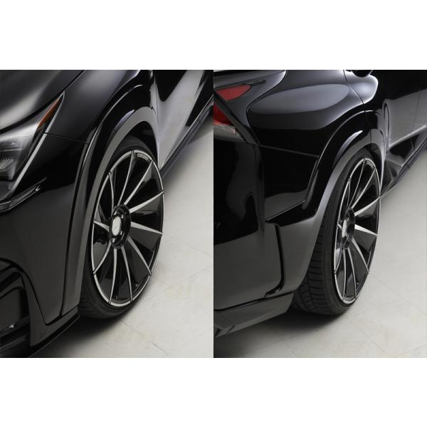 【WALD BlackBison】レクサス NX AYZ / AGZ H26.7-H29.8 オーバーフェンダー LEXUS ヴァルド バルド ブラックバイソン エアロ
