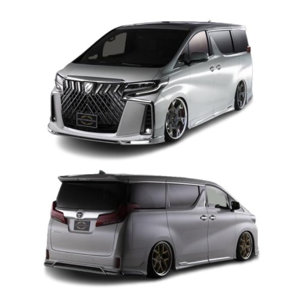 WALD EXECUTIVE LINE トヨタ 30系 アルファード S SC SR 後期 フルキット 3点 メッキ無 ヴァルド エアロセット エアロキット エアロ パーツ