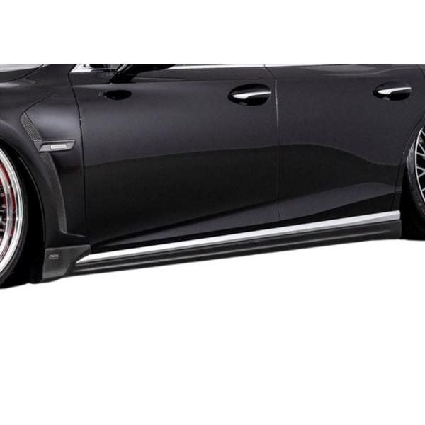 【AIMGAIN】 純VIP EXE LEXUS レクサス 50系 LS 後期 標準グレード LS500 LS500h サイドスポイラー FRP製 2020.11- エイムゲイン サイド スポイラー エアロ