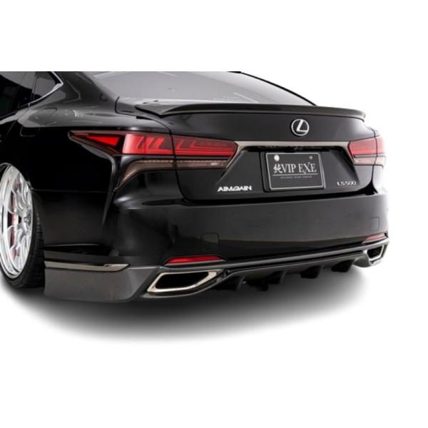 【AIMGAIN】 純VIP EXE LEXUS レクサス 50系 LS 前期 F-SPORT LS500 LS500h リアスポイラー (フィニッシャー) FRP製 2017.10- エイムゲイン リア リヤ エアロ