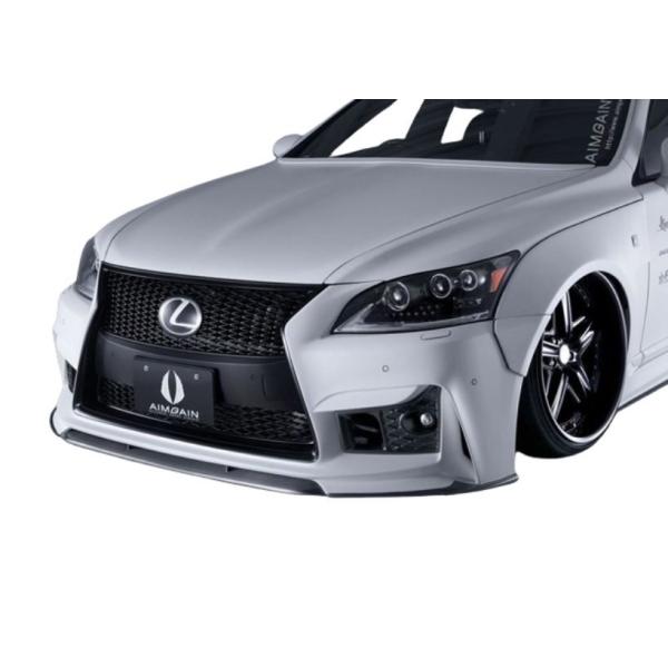 【AIMGAIN】 純VIP GT Type1 LEXUS レクサス 40系 LS 後期 LS460 LS600h F-SPORT フロントバンパー 2012.10-2017.10 エイムゲイン フロント バンパー エアロ