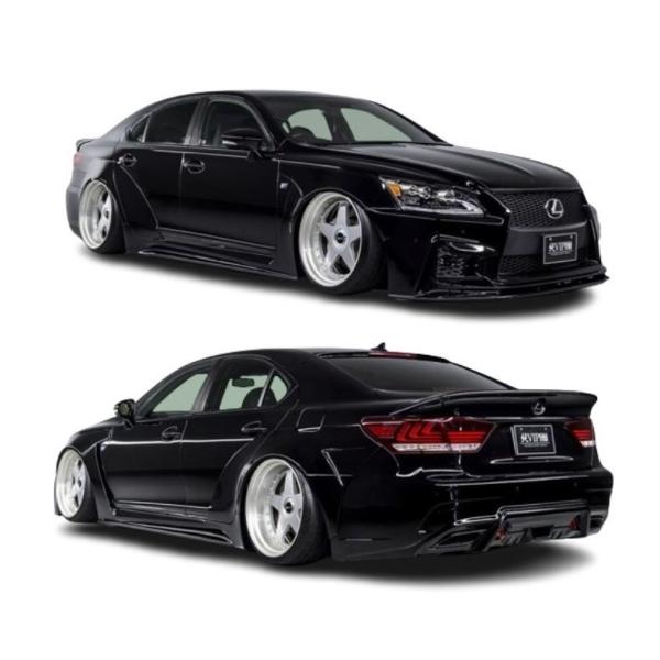 【AIMGAIN】 純VIP GT Type2 LEXUS レクサス 40系 LS 後期 LS460 LS600h F-SPORT ワイドフェンダーキット 8点 エイムゲイン ワイドボディキット エアロセット|アイアンドアール
