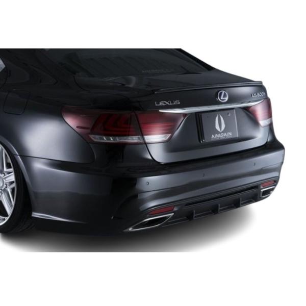 【AIMGAIN】 純VIP LEXUS レクサス 40系 LS 後期 LS460 LS600h LS460L LS600hL 標準グレード リアバンパー 2012.10-2017.10 エイムゲイン リア リヤ エアロ｜アイアンドアール