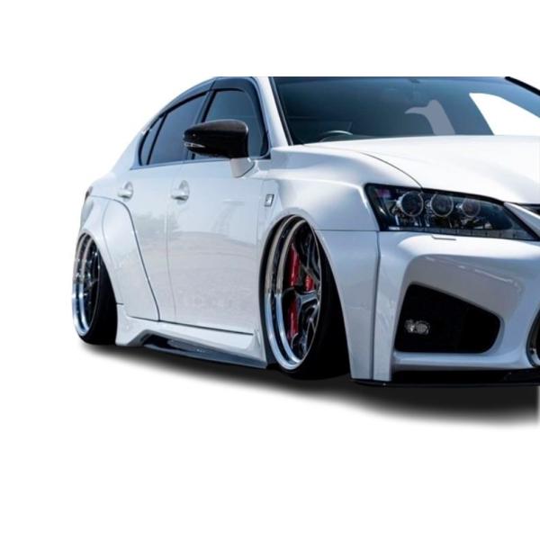 【AIMGAIN】 純VIP GT LEXUS レクサス 10系 GS 前期 F-SPORT GS450h GS350 GS250 GS300h フロントワイドフェンダー エイムゲイン フロントフェンダー エアロ