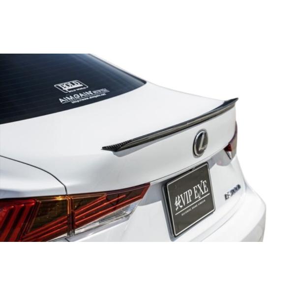 AIMGAIN 純VIP SPORT LEXUS レクサス 30系 IS 中期 IS350 IS300h IS200t F-SPORT versionL トランクスポイラー FRP エイムゲイン エアロ