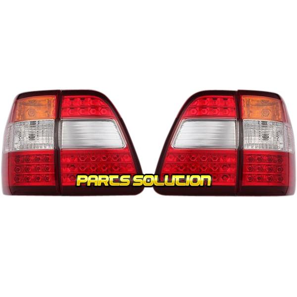 正規DEPO製 TOYOTA ランクル 100系 後期ルック LED テールランプ テールライト 前期・中期用 ～2005y3月 ランドクルーザー 212-19L4F3A