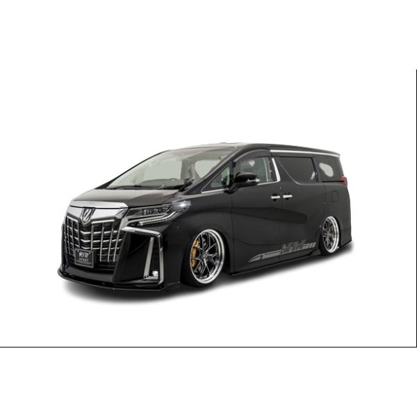 【AIMGAIN】 純VIP SPORT エアログレード トヨタ 30 アルファード 後期 MC～ フロントアンダースポイラー エアロ スポイラー エイムゲイン