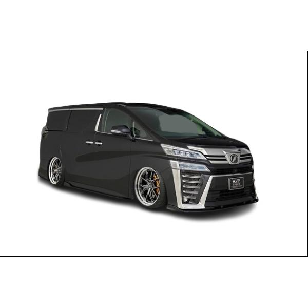 【AIMGAIN】 純VIP SPORT Zグレード トヨタ 30 ヴェルファイア 後期 MC～ サイドアンダースポイラー エアロ スポイラー エイムゲイン