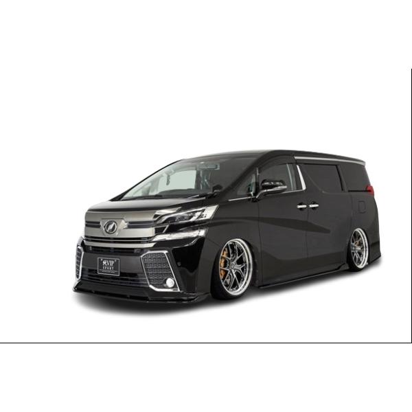 【AIMGAIN】 純VIP SPORT Zグレード トヨタ 30 ヴェルファイア 前期 ～MC フロントアンダースポイラー エアロ スポイラー エイムゲイン