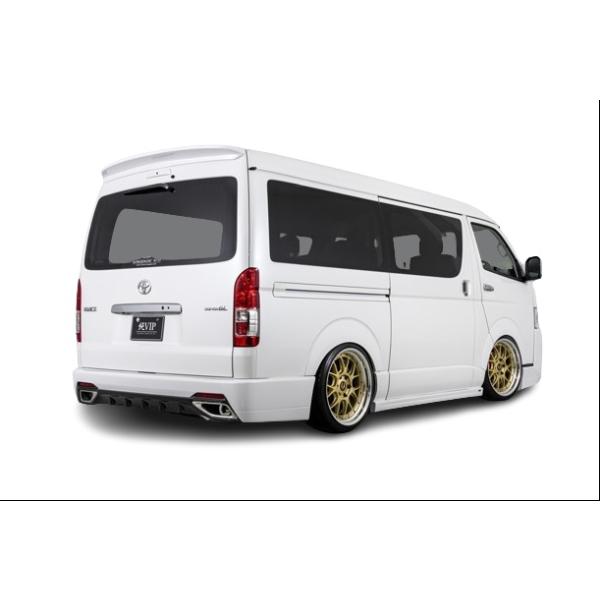【AIMGAIN】 純VIP トヨタ 200 ハイエース ワイド ミドルルーフ 4・5・6・7型 マフラーフィニッシャー エイムゲイン