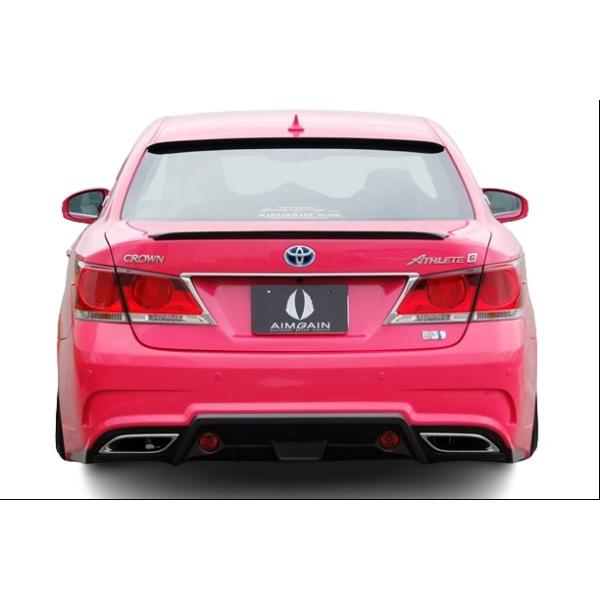 【AIMGAIN】 純VIP GT 前期 トヨタ 210 クラウン アスリート ハイブリッド AWS210 2012.12-2015.9 マフラーフィニッシャー＋カッター エイムゲイン｜アイアンドアール