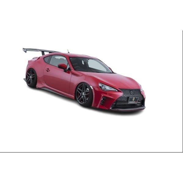 【AIMGAIN】 GT-F トヨタ 86 スバル BRZ 前期/後期 ノーマルフェンダーVer ZN6 フロントバンパー アンダーリップ ナンバーベース ハチロク エイムゲイン｜アイアンドアール