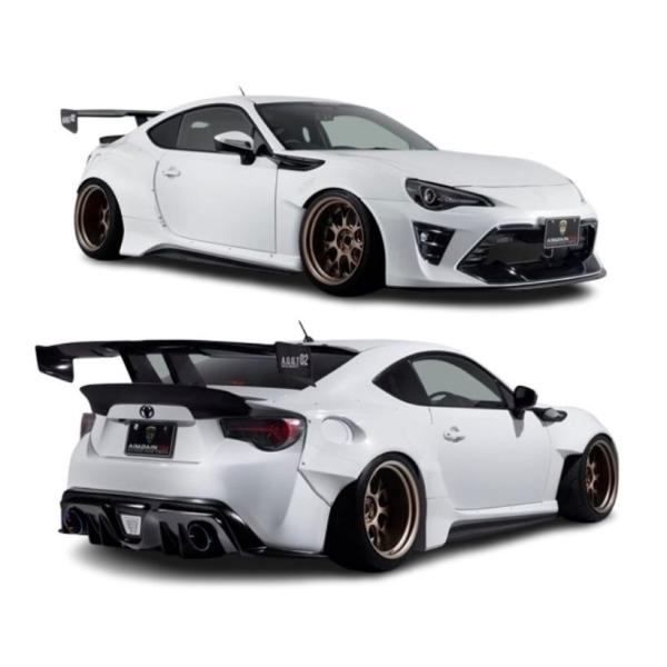 AIMGAIN GT4 SUBARU スバル BRZ ZD6 ZC6 前期 後期 フルキット 5点 エイムゲイン エアロセット エアロキット フルエアロ エアロ パーツ