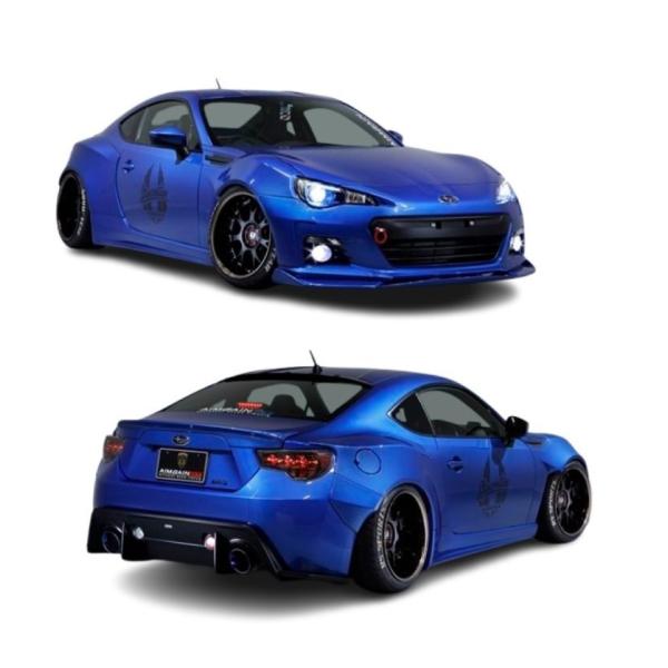 AIMGAIN GT SUBARU スバル BRZ ZD6 ZC6 前期 フルキット 5点 エイムゲイン ワイドボディ エアロセット エアロキット フルエアロ エアロ オーバーフェンダー|アイアンドアール