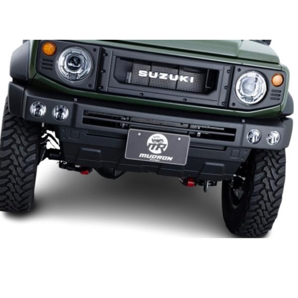 AIMGAIN MUDRON ADVENTURE ARMY SUZUKI スズキ JIMNY ジムニー JB64W フロントバンパー type2 エイムゲイン フロント バンパー エアロ
