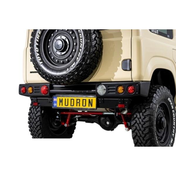 AIMGAIN MUDRON ADVENTURE CLASSIC SUZUKI スズキ JIMNY ジムニー JB64W リアバンパー リヤバンパー type1 エイムゲイン エアロ パーツ｜アイアンドアール