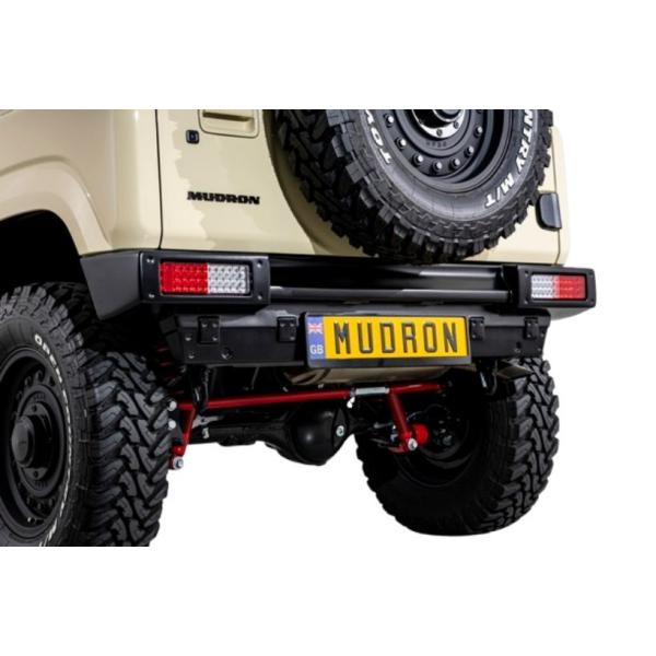 AIMGAIN MUDRON ADVENTURE CLASSIC SUZUKI スズキ JIMNY ジムニー JB64W リアバンパー リヤバンパー type2 エイムゲイン エアロ パーツ｜アイアンドアール
