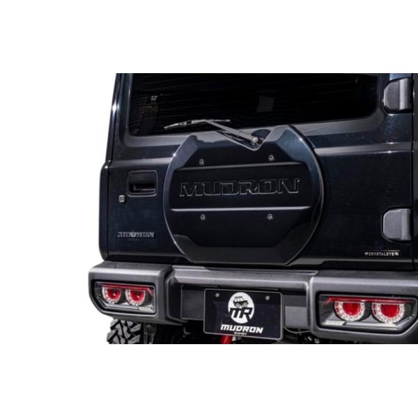 AIMGAIN MUDRON SPORT SUZUKI スズキ JIMNY ジムニー JB64W スペアタイヤレスゲートカバー エイムゲイン スペアタイヤ ゲートカバー エアロ パーツ