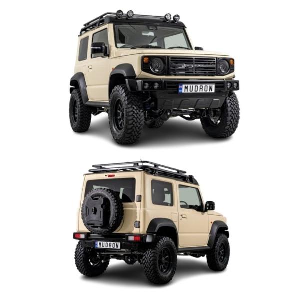 AIMGAIN MUDRON ADVENTURE CLASSIC SUZUKI スズキ JIMNY SIERRA ジムニーシエラ JB74W フルキット 5点 エイムゲイン エアロセット エアロキット フル エアロ