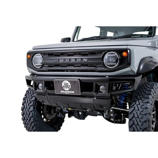AIMGAIN MUDRON SPORT ワイドフェンダー SUZUKI スズキ JIMNY SIERRA ジムニーシエラ JB74W フロントバンパー エイムゲイン フロント バンパー エアロ パーツ