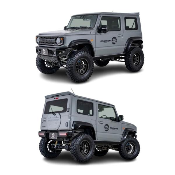 AIMGAIN MUDRON SPORT ワイドフェンダー SUZUKI スズキ JIMNY SIERRA ジムニーシエラ JB74W フルキット 6点 エイムゲイン エアロセット エアロキット エアロ