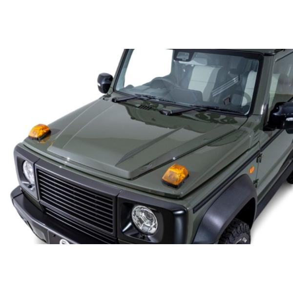 AIMGAIN MUDRON Vintage SUZUKI スズキ JIMNY SIERRA ジムニーシエラ JB74W ヴィンテージボンネット エイムゲイン ボンネット エアロ パーツ