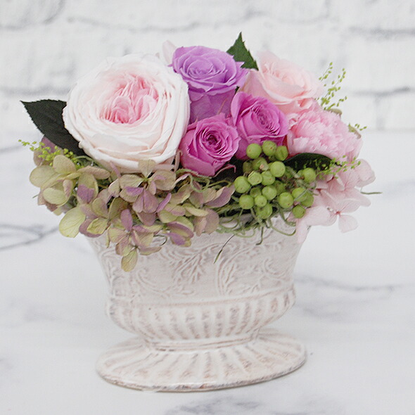 プリザーブドフラワー キット 手作りキット 花材 フランス ピンク 仏 商品名 Adorable アドラ ブル ラベンダーピンク キット Runawayapricot Com