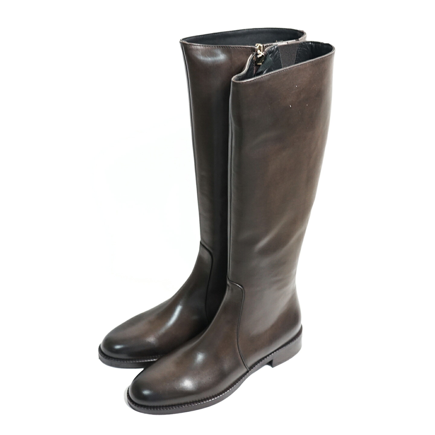 ◆Gianni Crasto ジャンニ 甲殻 9920_2055 darkbrown まっ黒い赤銅色 ブーツ レディース 【置き目品】 靴-その他-ブーツ
