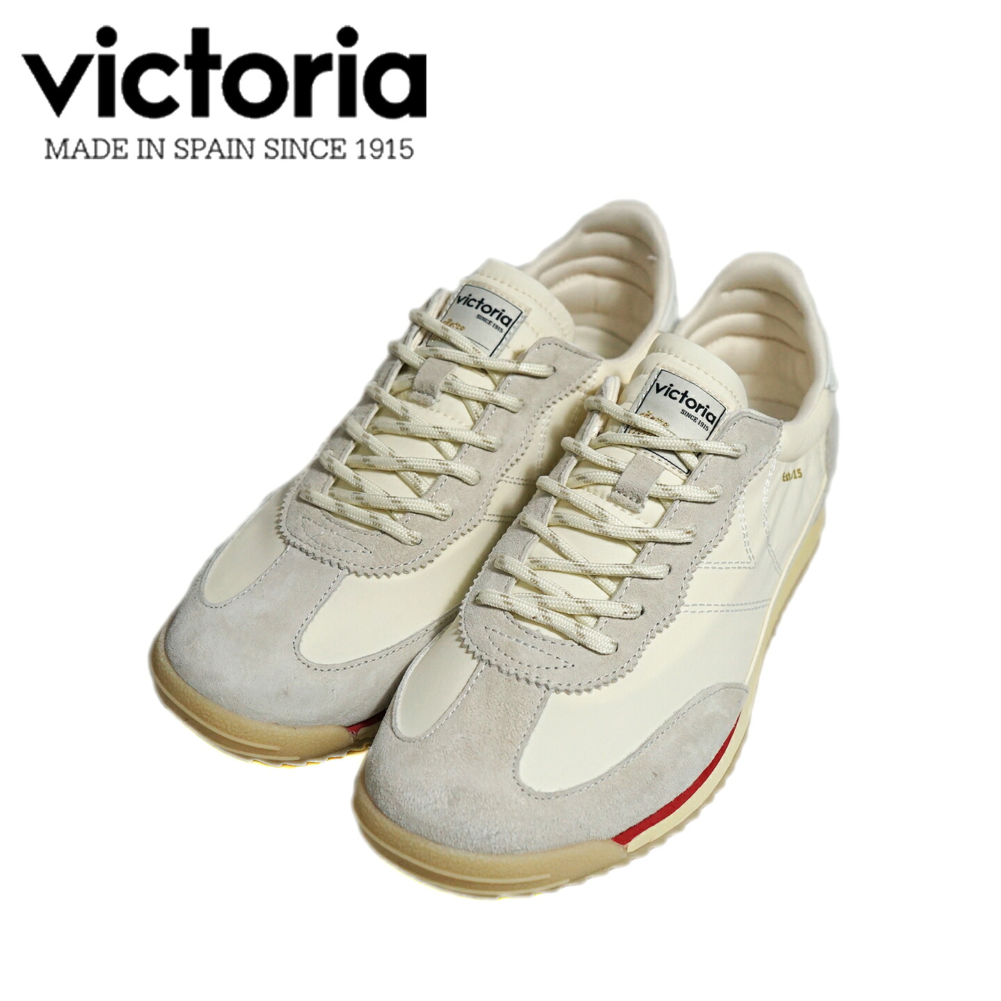 【NewArrivals】victoria ヴィクトリア 1158108 HIELO OFFWHITE 象牙色 SATURNO NYLON \u0026 SERRAJE シュースピード競技 スエードクロス 靴 レディース スニーカー 【26ss】【置き目取りまわし品】