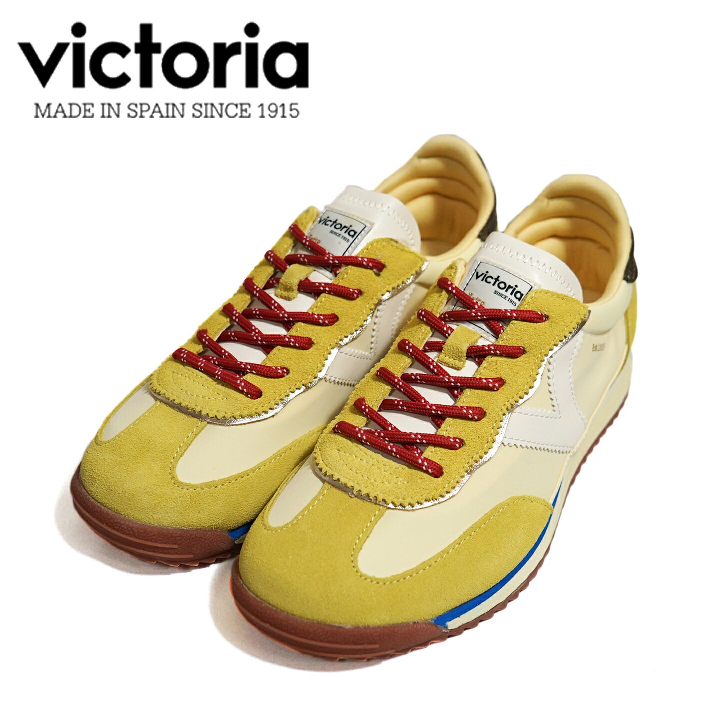 【NewArrivals】victoria ヴィクトリア 1158110 AMARILLO YE/C SATURNO NYLON \u0026 SERRAJE スエードクロス 靴 レディース スニーカー 【26ss】【置き目取りまわし品】