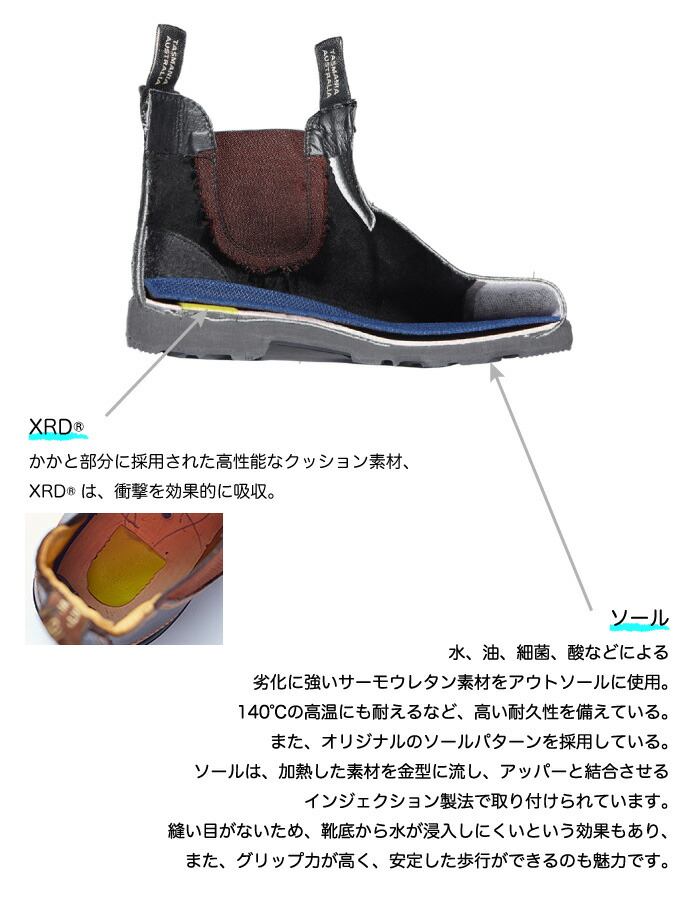■BlundstoneブランドストーンBS500050DARKBROWNブラウン茶ブーツレディースメンズレインシューズレインブーツ雨アウトドアフェス
