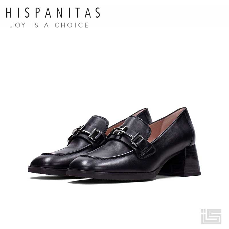◆ HISPANITAS ヒスパニタス HI243590 Black ブラック ローファー パンプス スペインブランド インポート レディースシューズ 【正規取扱品】 【24aw】