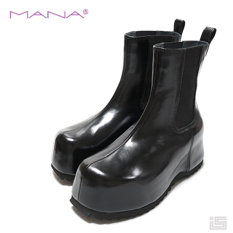 【MANA マナ】サイドゴアブーツ チェルシーブーツ 38 本革 極美品 楽天市場】◇ MANA マナ 547084 Blue ブルー チャンキーソール