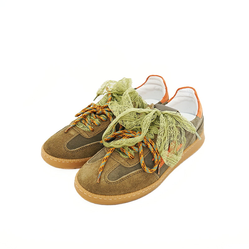 【New Arrivals】MELINE メリーヌ526P-R beige khaki カーキ レディーススニーカー インポートシューズ イタリア共和国ブランド名 【置き目取りまわし品】 【25aw】
