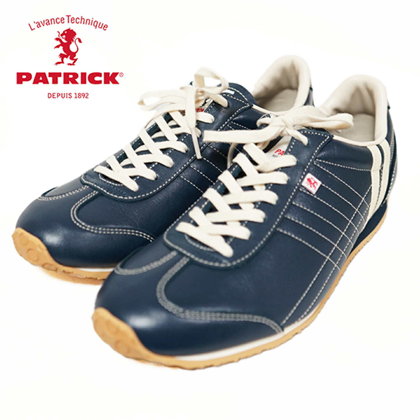 PATRICK パトリック パミール PAMIR 27972 メンズ navy ネイビー 上質 フォルム 素材 スムースレザー 個性 スリム  足馴染みが良い カジュアル 耐久性 ビジカジ ドライビングシューズ 快適 メンズ シューズ【正規商品】