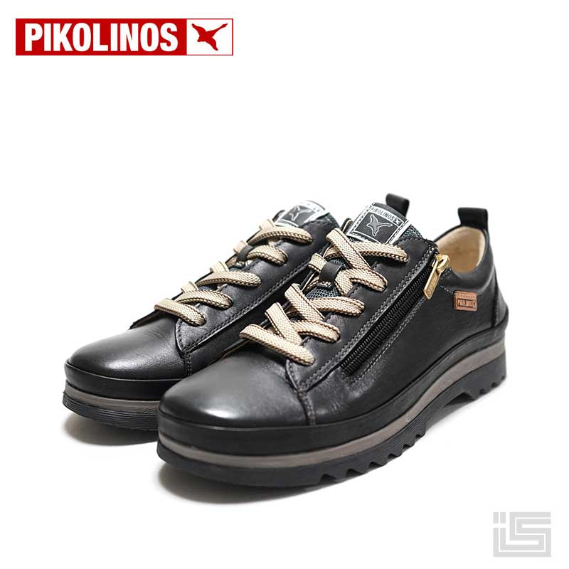 ◆ PIKOLINOS ピコリノス W3W-6979ST Black ブラック 黒 レディースシューズ スペインブランド 【正規取扱品】 【24aw】画像