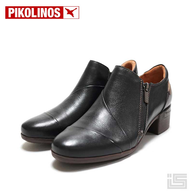 ◆ PIKOLINOS ピコリノス W6W-5673C1 Black ブラック 黒 レディースシューズ スペインブランド 【正規取扱品】 【24aw】|イバラキヤ