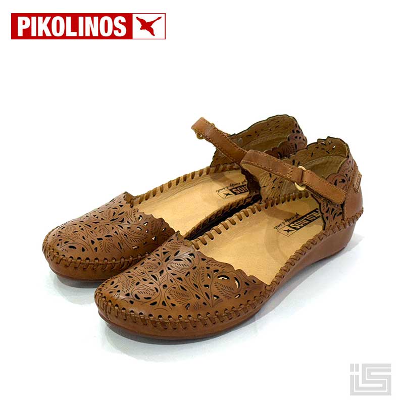 Pikolinos サンダル ブラウン ストラップ ベルクロ ミュール ミュール 靴の通販 マイスキップ【公式】