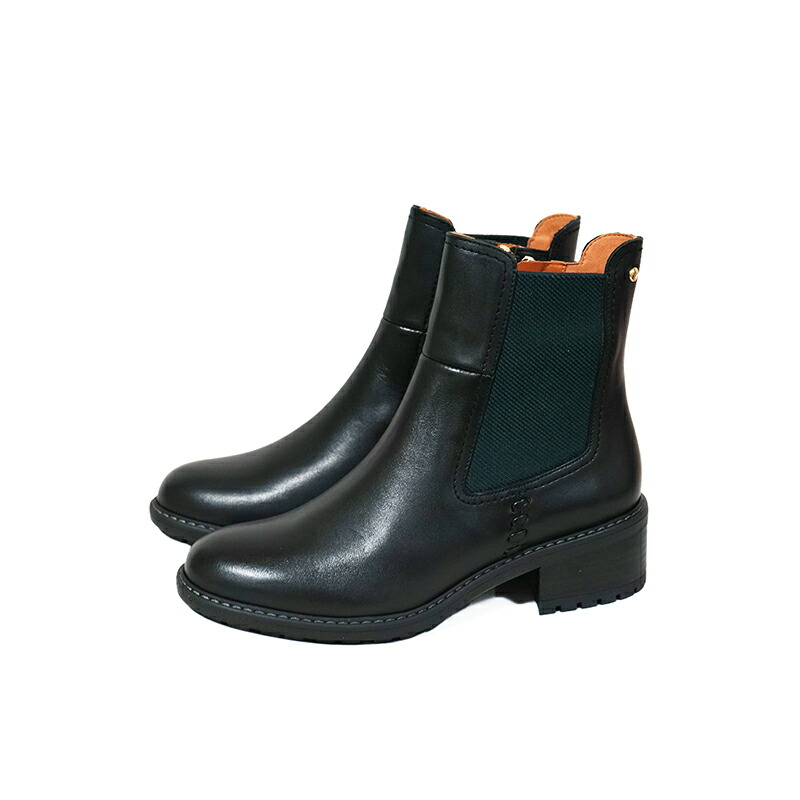 PIKOLINOS ピコリノス W0D-8792 Black 黒 遊撃手ブーツ エスパニア製 なめし革 エスパニアブランド名 定め事品 はたご屋界面 25AW新作 レディースシューズ