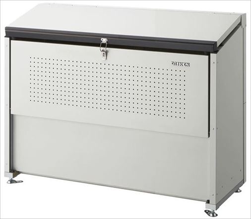 【ダイケン　ゴミストッカー】スチールゴミ収集庫クリーンストッカー　間口１３００ CKE-1305M （ 旧品番 CKE-1305 ）　屋外　大型　ゴミ箱　ゴミ置き