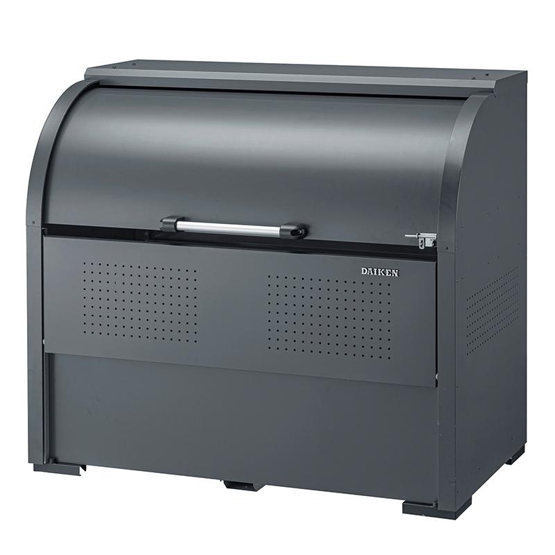 ダイケン  間口 1300  CKR-1309G-2（奥ふかさ 900）スチール写真ゴミ寄せあつめる庫 クリーンストッカー 室外 大型 紙くずかご ゴミ置き