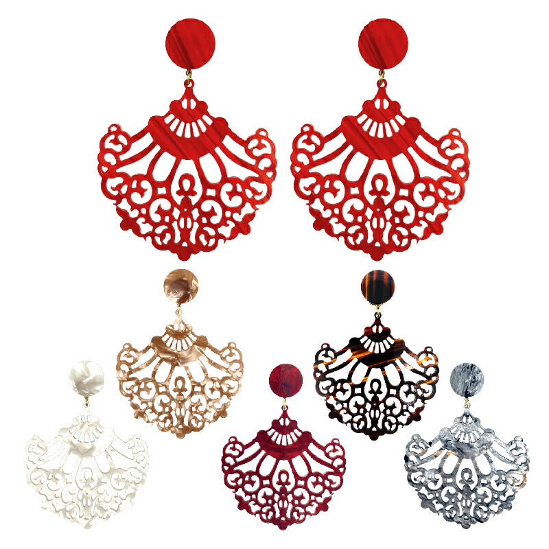 楽天市場】PM-5267 ピアス/ゴールド多色【フラメンコ用品】「1点のみ