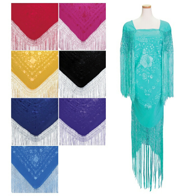 楽天市場】P8084 刺繍入りマントン ネイビー×アイボリー多色