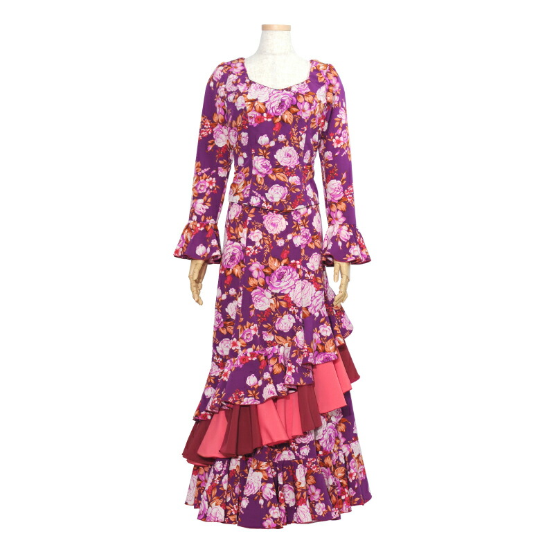 楽天市場】FV-2201 合わせ8段フリルワンピース ベビーピンク