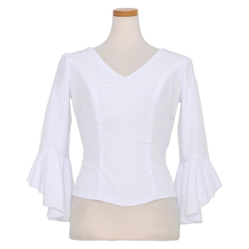 楽天市場】【オーダー商品】HB-2303 Uネック7分袖レースブラウス