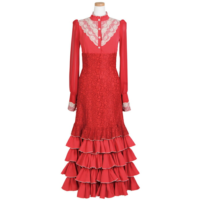 楽天市場】【オーダー商品】HOP-07B フリル差し込みツーピース 5分袖