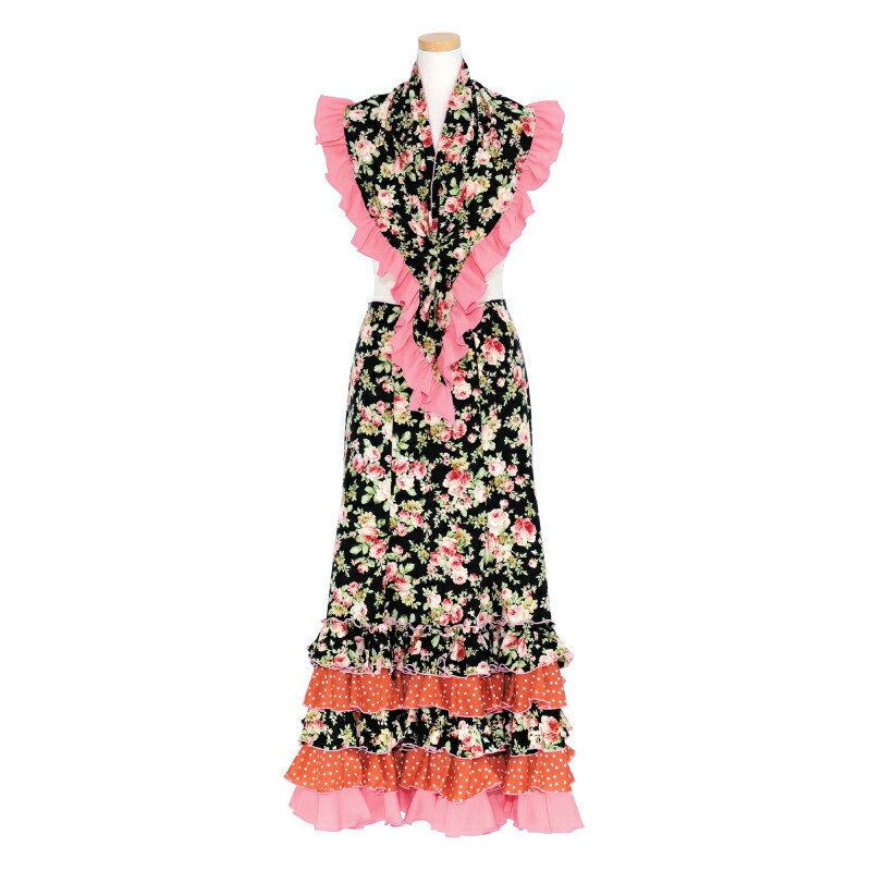 楽天市場】FV-2201 合わせ8段フリルワンピース ベビーピンク